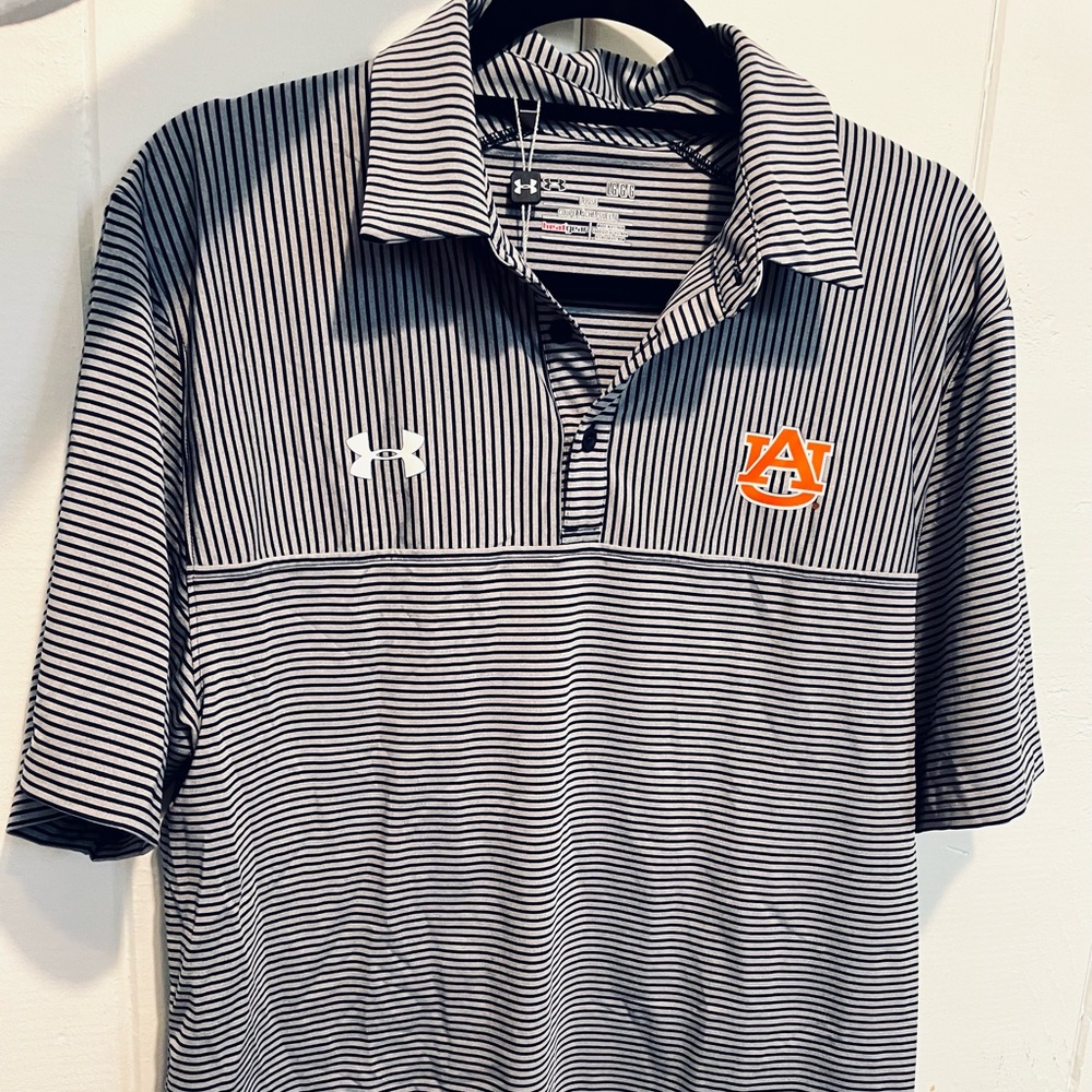 Auburn Under Armour polo Large (NWT)